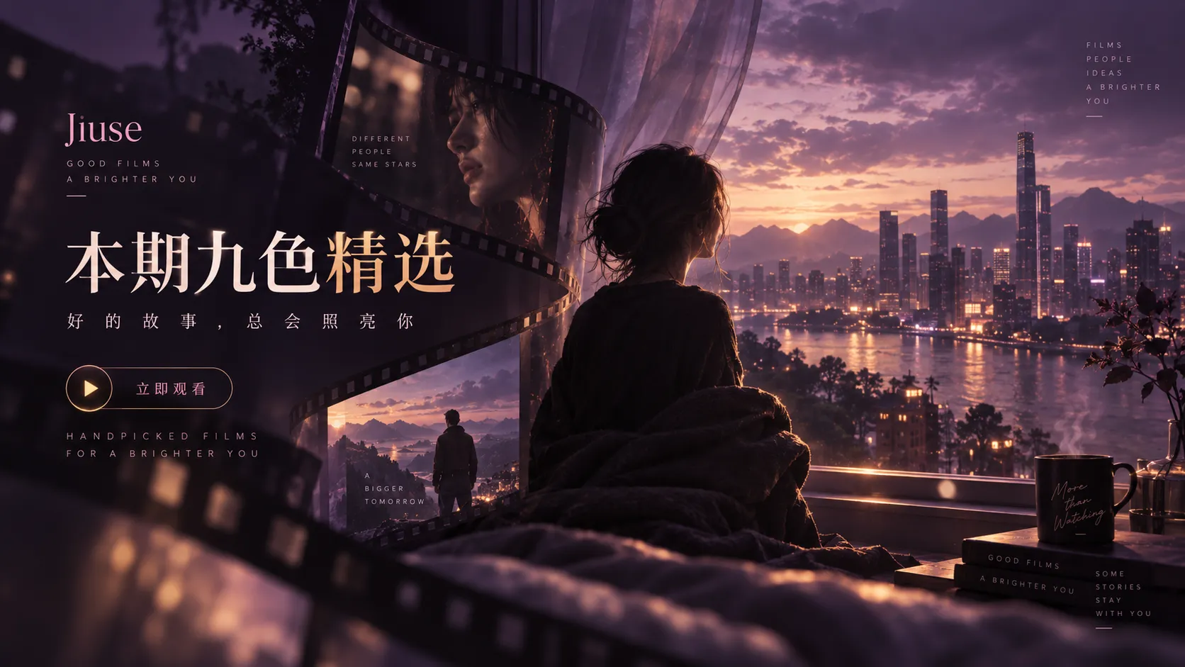 夜车窗外场景的影视色彩与构图参考